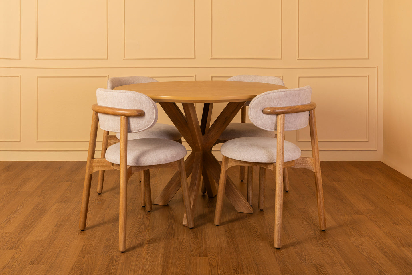 Mesa de comedor Creta con sillas Italia